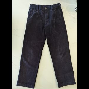 Boys Brooks Brothers Navy Corduroy Pants Sz 10 EUC